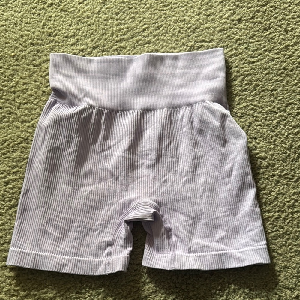 Amazon Purple High Waist Athletic Shorts